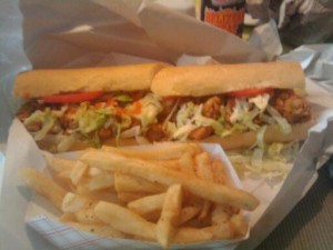 Oyster Po-Boy from Zara's Little Giant Supermarket, New Orleans, LA