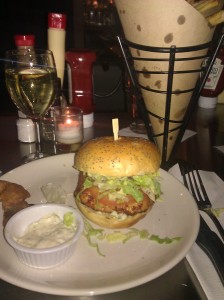 Chicken Burger from STAND, Union Square, NYC