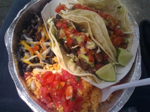 Tacos from the 23rd St. Calexico Cart